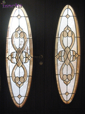 شیشه تزیینی درب