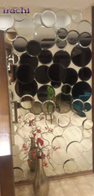 آینه تراشدار دیواری