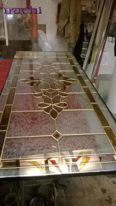 ساخت شیشه درب ورودی