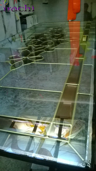 ساخت شیشه درب ورودی