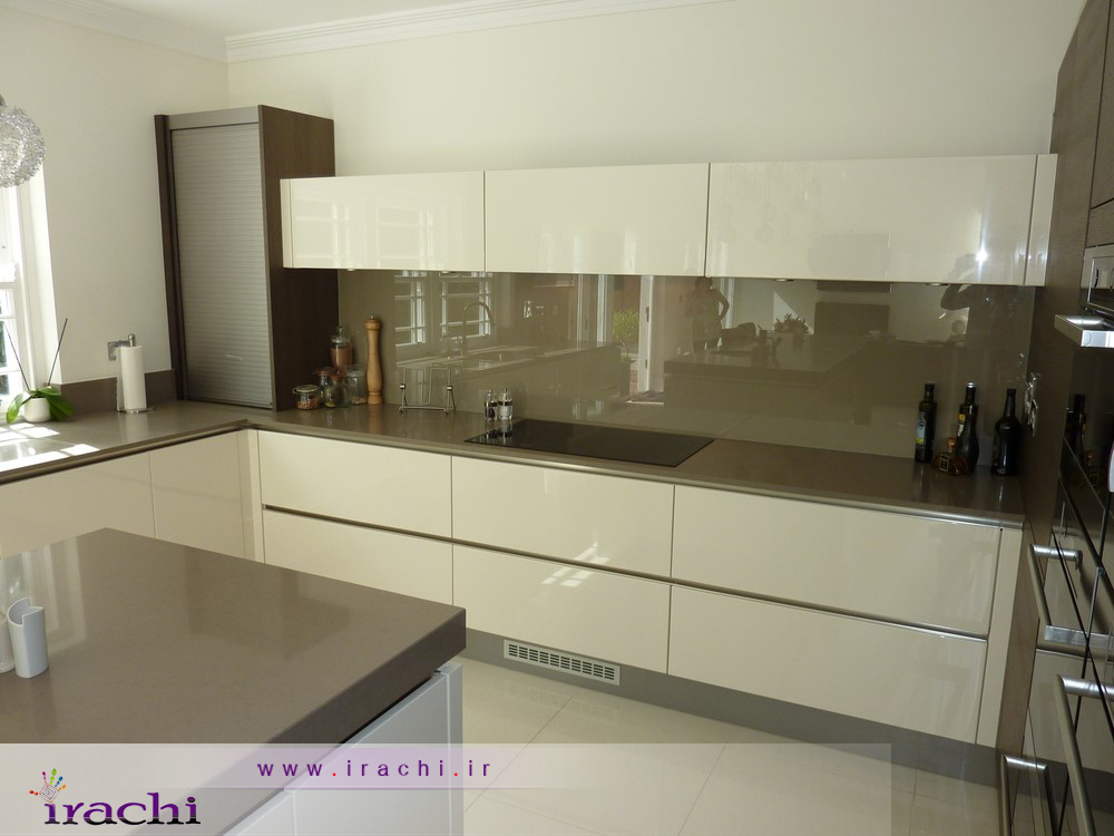 شیشه مابین کابینت