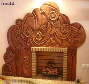 سفال نقش برجسته