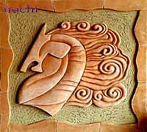 سفال نقش برجسته