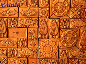 سفال نقش برجسته