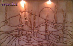 سفال نقش برجسته