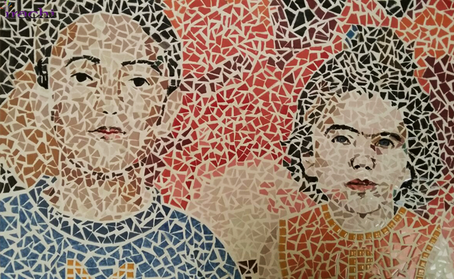 تکنیک موزاییک شکسته