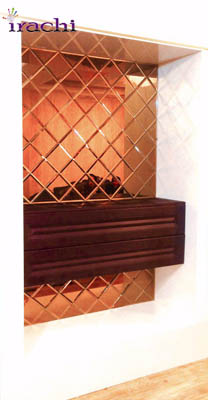 آینه تراشدار دیواری