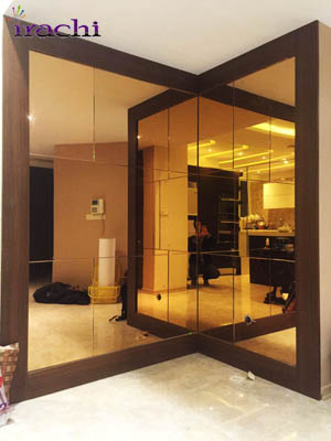 آینه تراشدار دیواری