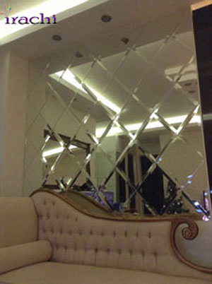 آینه تراشدار دیواری