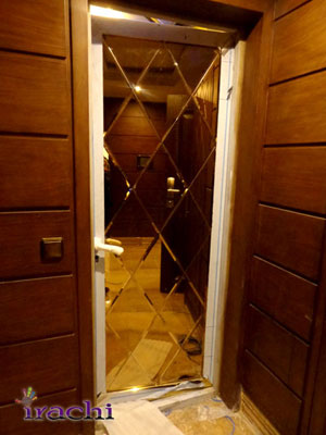 آینه تراشدار دیواری