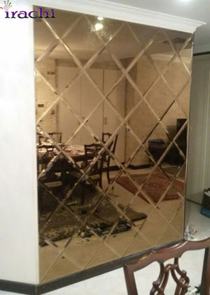 آینه تراشدار دیواری