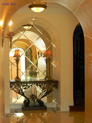 آینه تراشدار دیواری