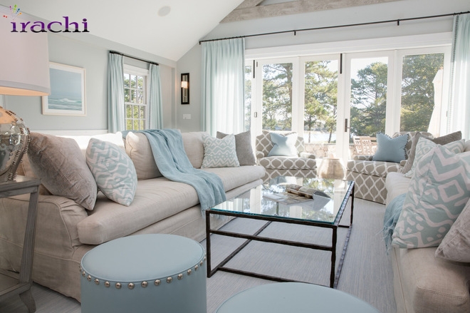 استفاده از دکوراسیون آبی