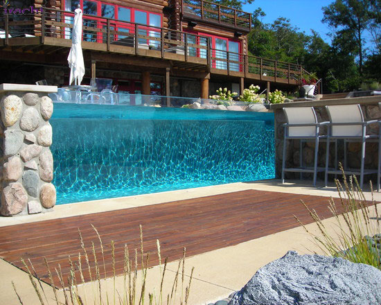 استخرهای شیشه ای