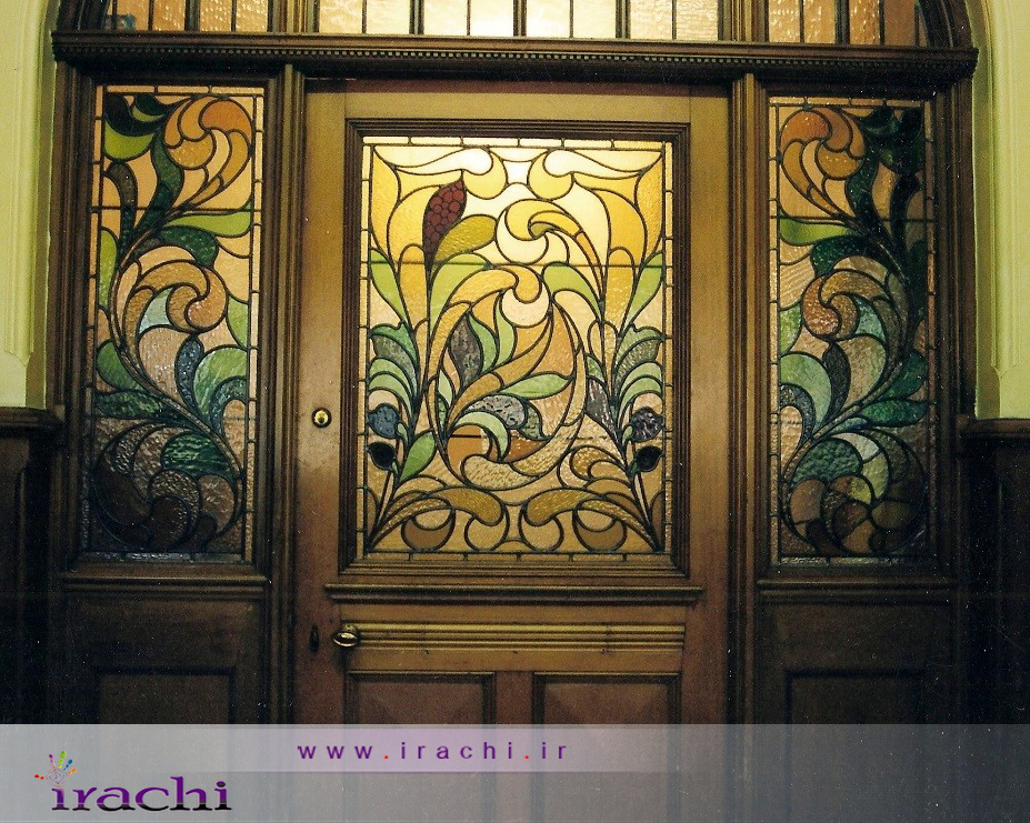 درب شیشه ای تیفانی
