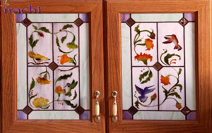 شیشه درب کابینت