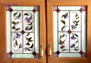 شیشه درب کابینت