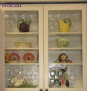 شیشه درب کابینت