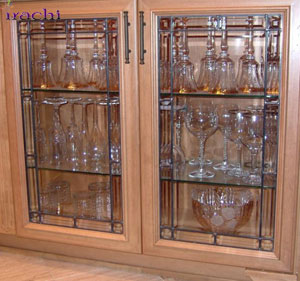 شیشه درب کابینت