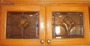 شیشه درب کابینت