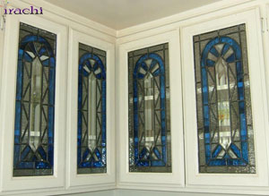 شیشه درب کابینت