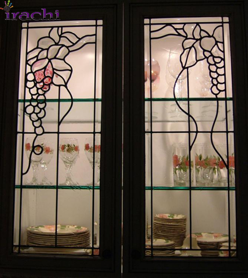 شیشه درب کابینت