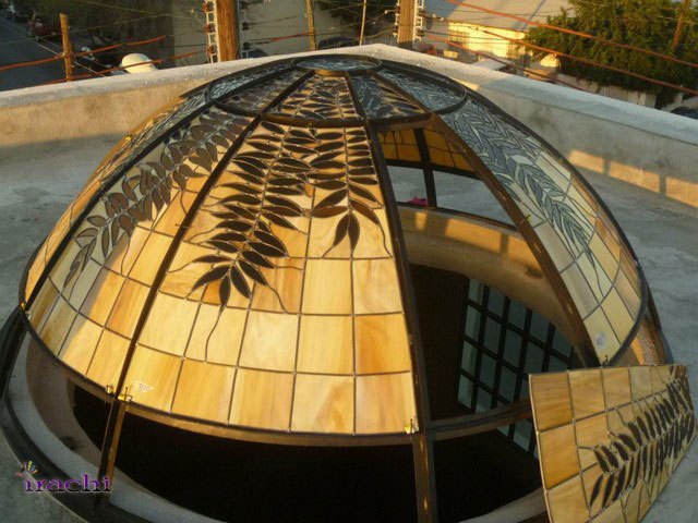 glassy dome