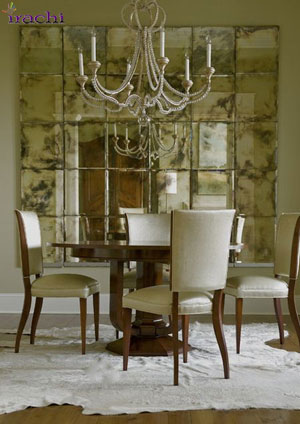 آینه آنتیک و کهنه کاری