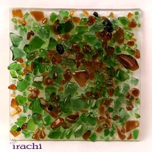 کاشی شیشه ای طرحدار