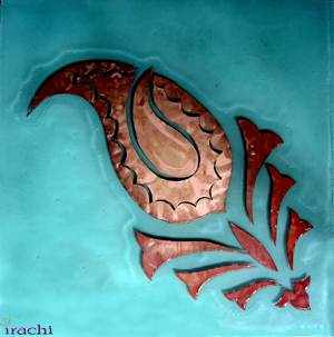 کاشی شیشه ای طرحدار