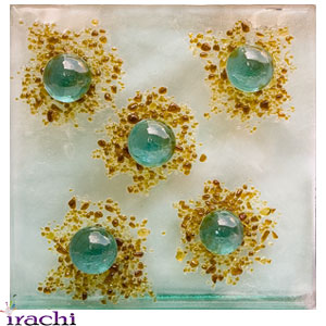 کاشی شیشه ای طرحدار