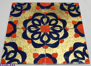 کاشی شیشه ای طرحدار