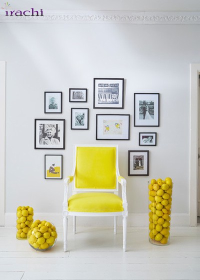 رنگ زرد و دکوراسیون داخلی