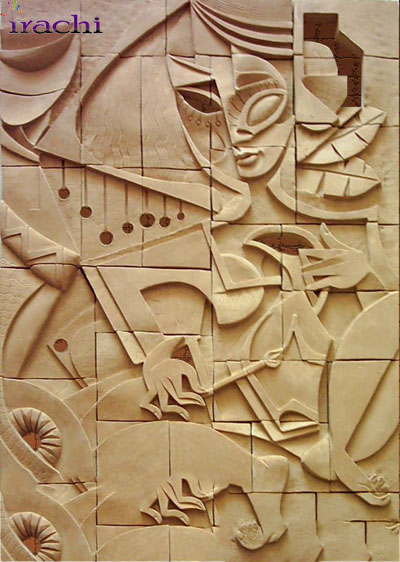 نقش برجسته سفال