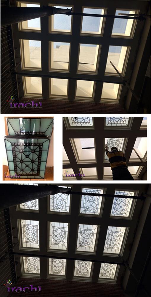 سقف نورگیر شیشه ای