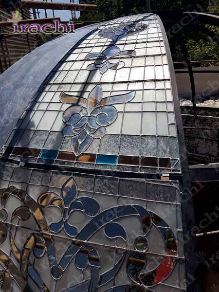 ساخت گنبد شیشه ای تیفانی