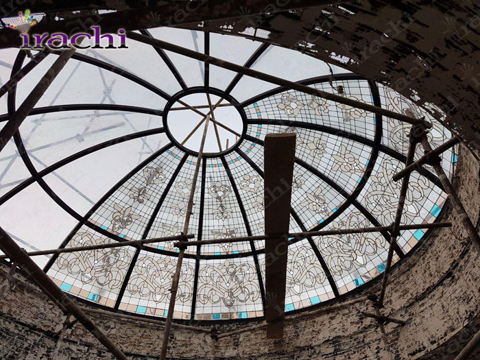 ساخت گنبد شیشه ای تیفانی