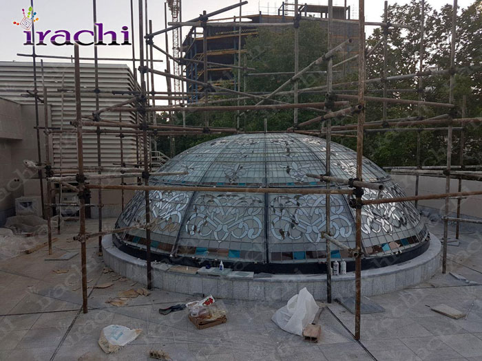 ساخت گنبد شیشه ای تیفانی