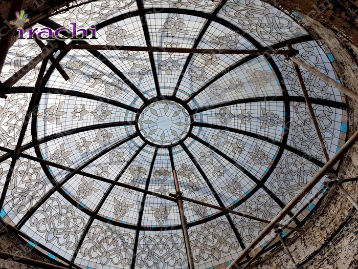 ساخت گنبد شیشه ای تیفانی