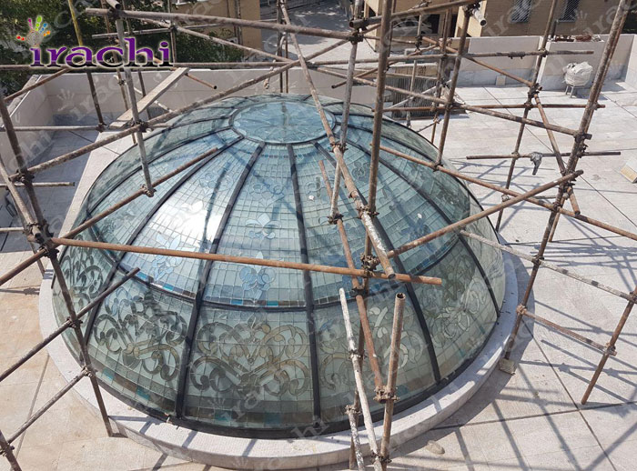 ساخت گنبد شیشه ای تیفانی