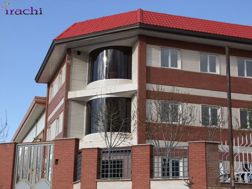 دکوراسیون شیشه های خم