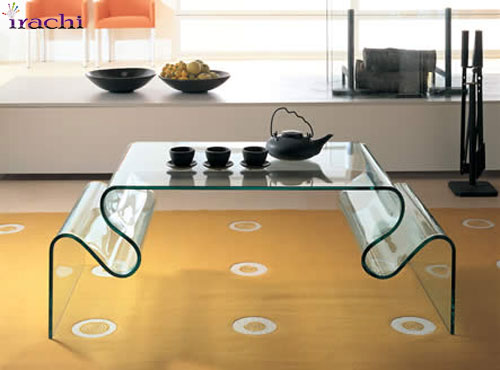 دکوراسیون شیشه های خم